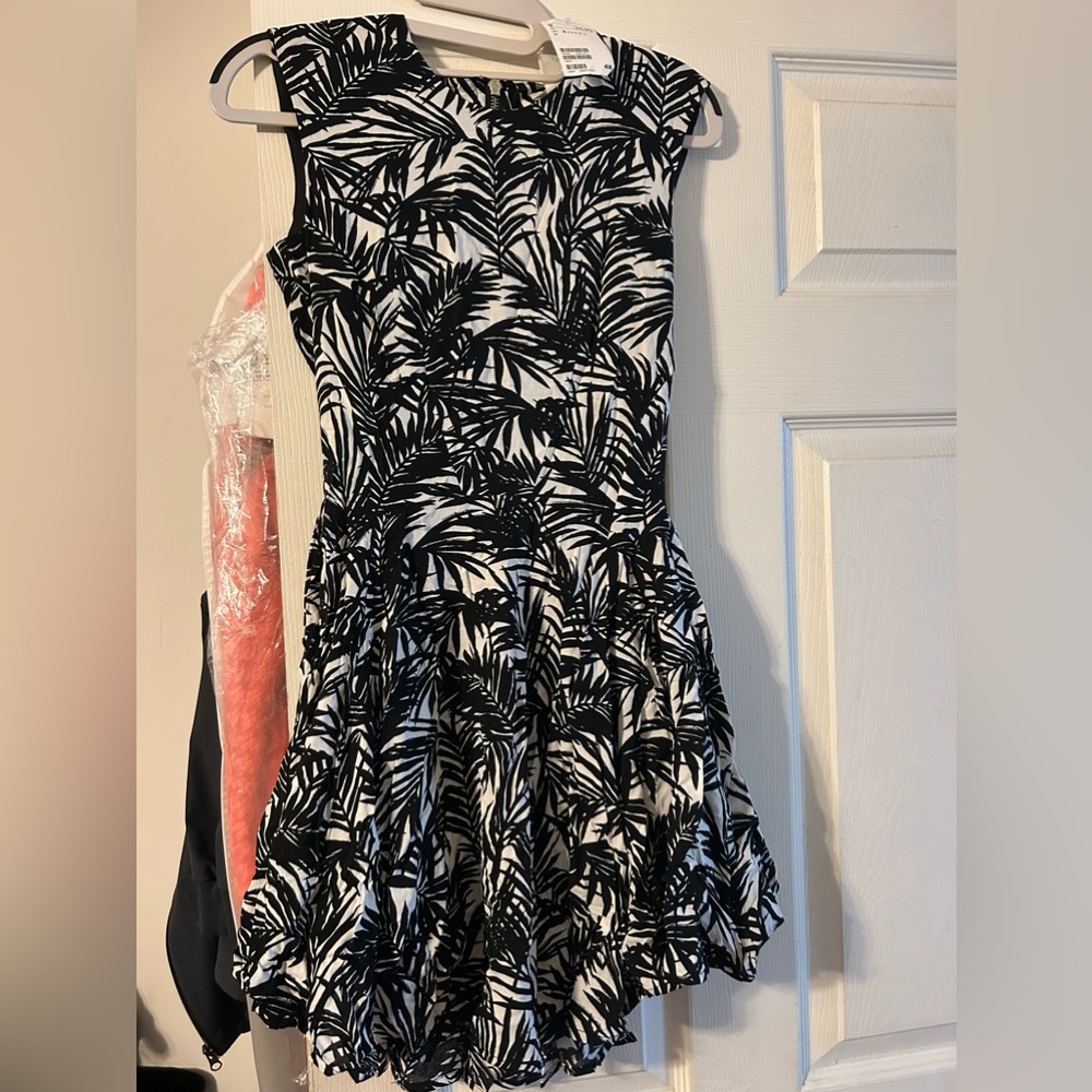 Black and white dress